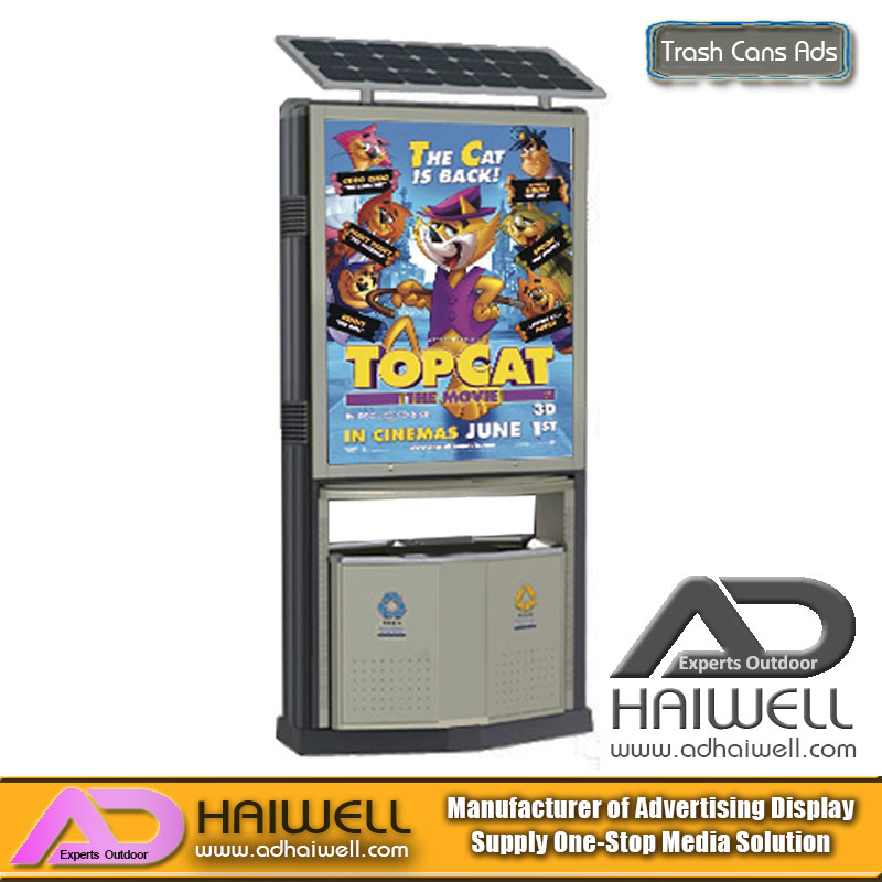 China Supplier Trash Cans Advertising Light Box - Adhaiwell
