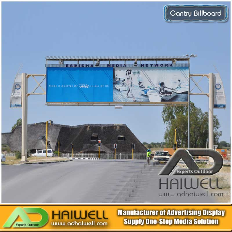 Highway Gantry Outdoor Advertising Display Bilboard Structure - Buy ...